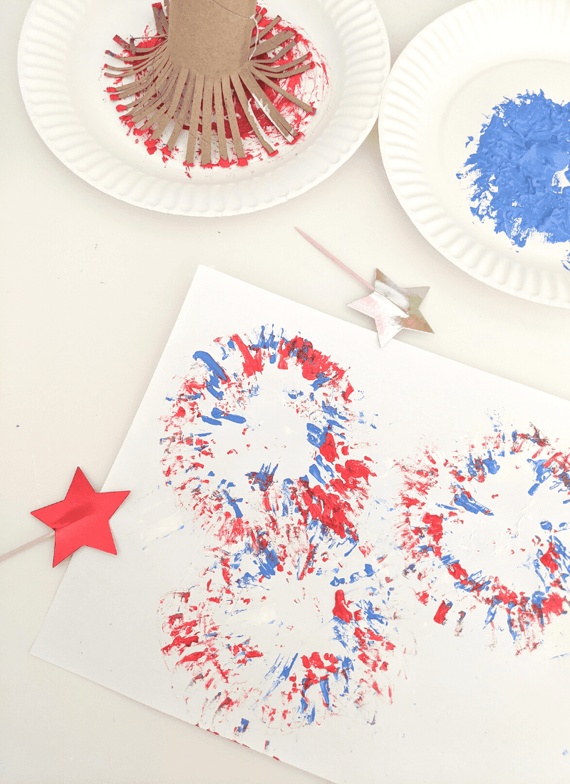 4th of July Crafts with Toilet Paper Rolls