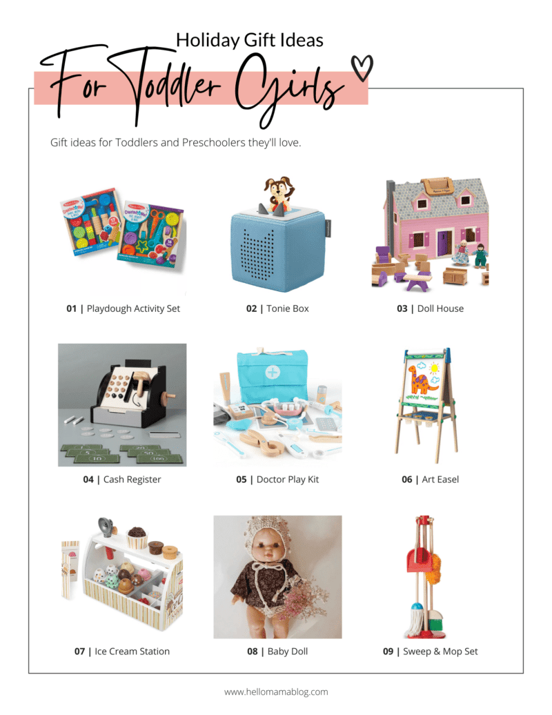 9 Best Gifts for Toddler Girls and Preschool Girls - hellomamablog.com