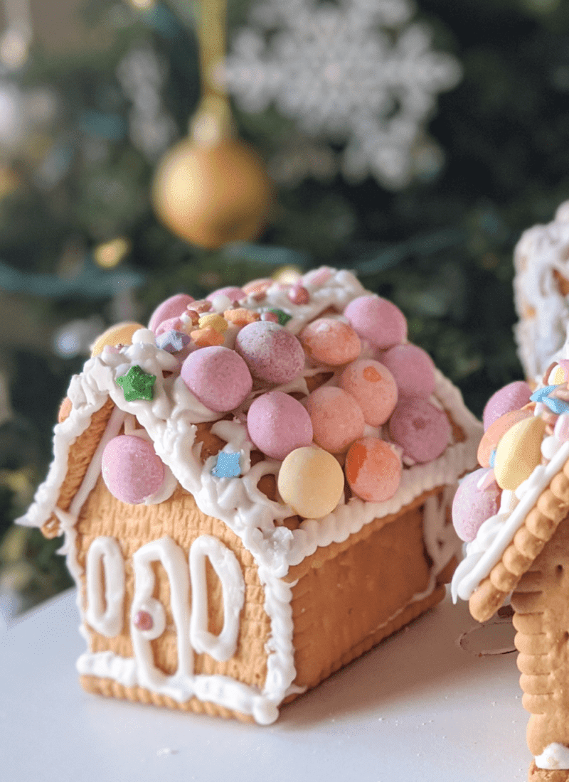 Easy No Bake Gingerbread House