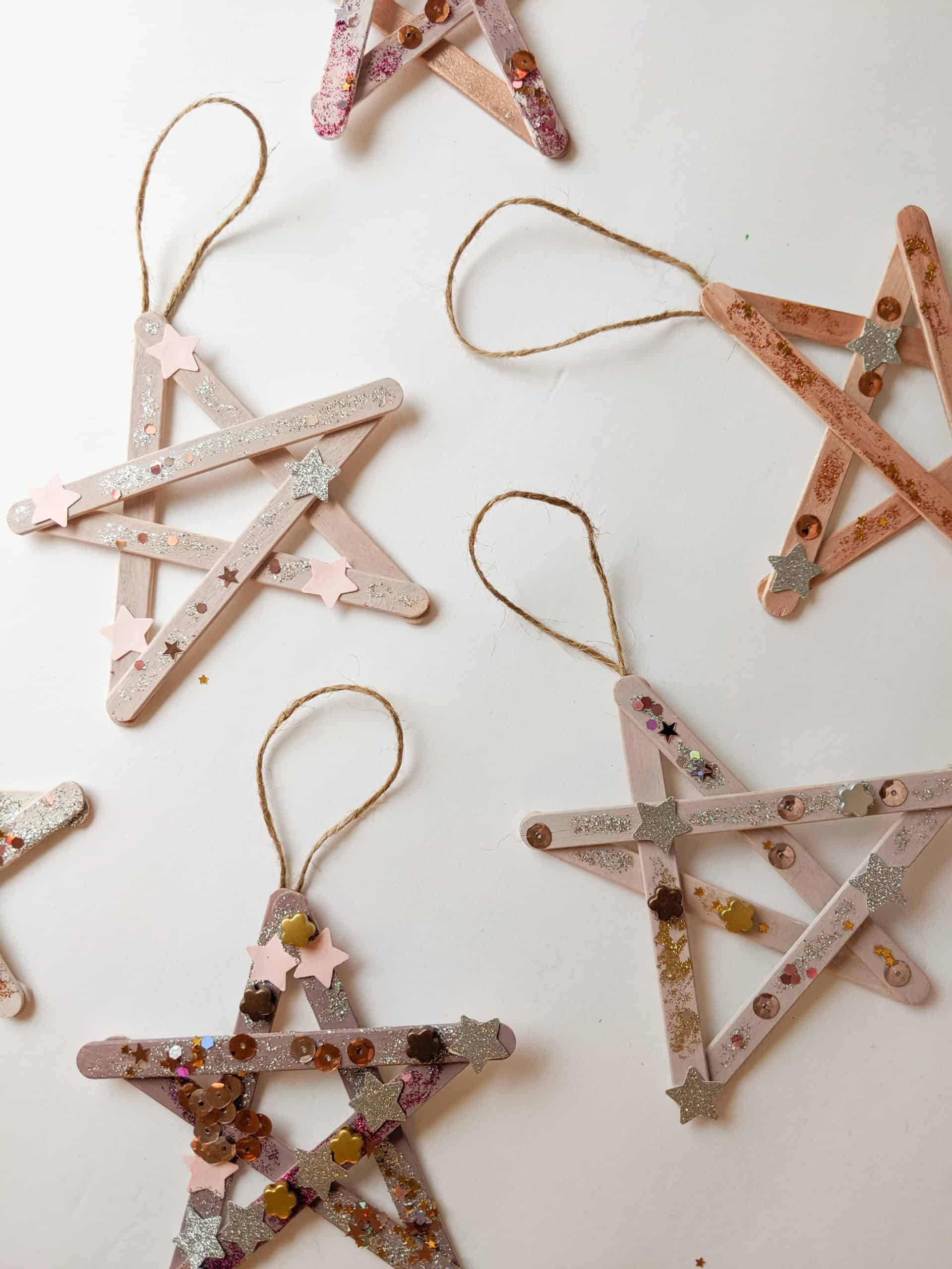 wooden craft stick ornaments