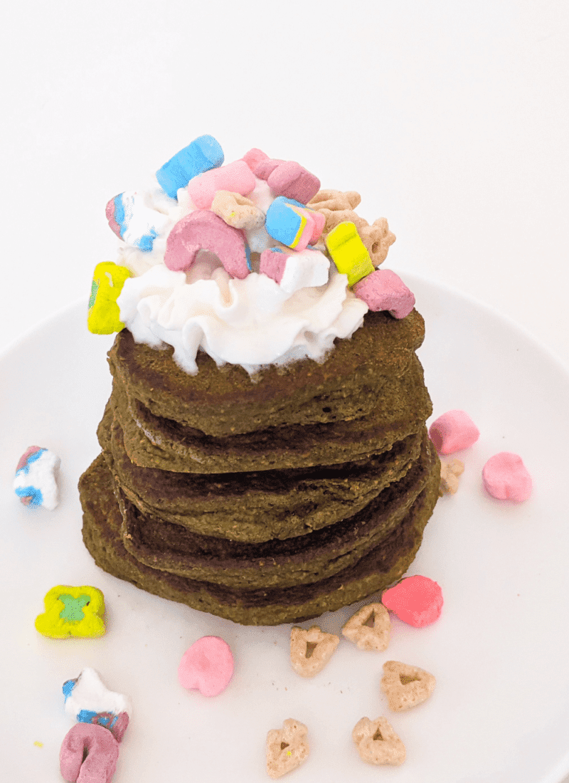 Healthy St. Patrick’s Day Pancakes for kids