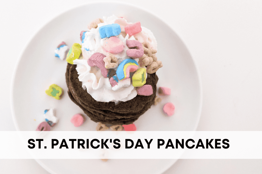 st. patricks day pancakes
