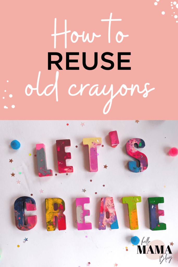 how to reuse old crayons