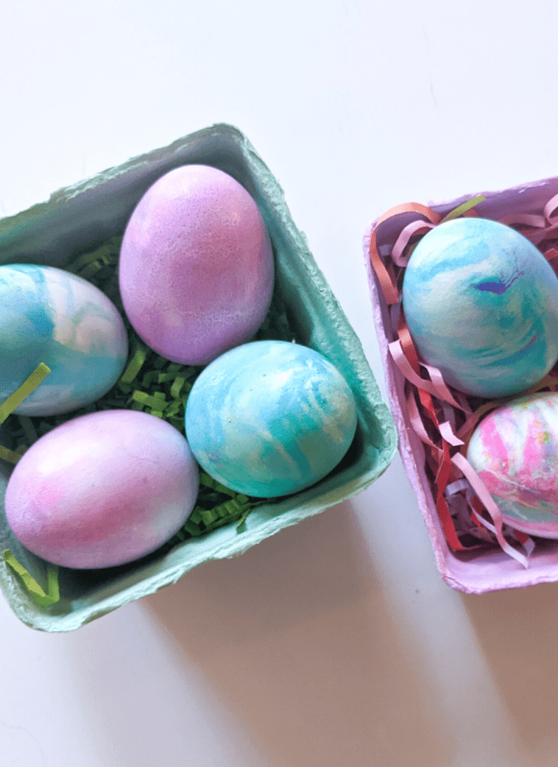 How to dye Easter Eggs with Cool Whip