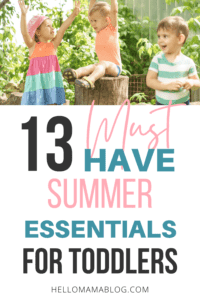 summer must haves for toddlers