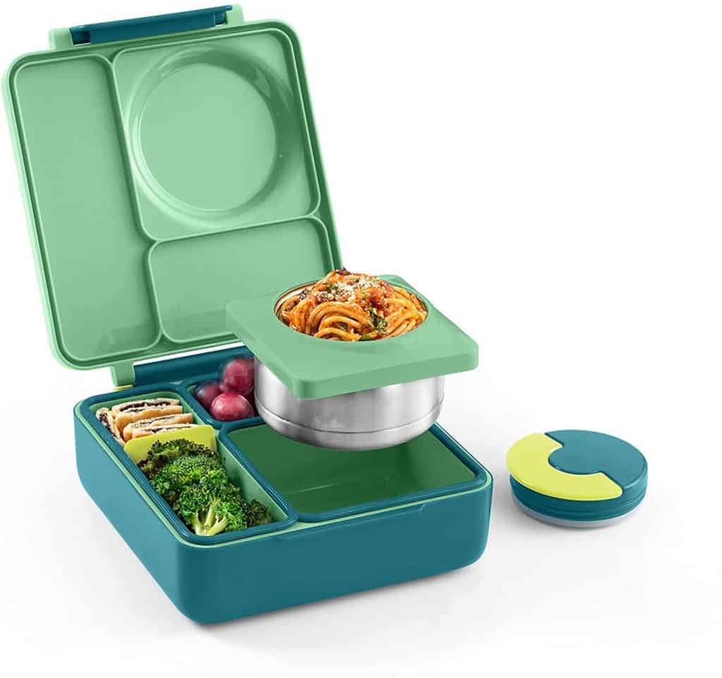Munchkin Bento Box Toddler Lunch Box Green