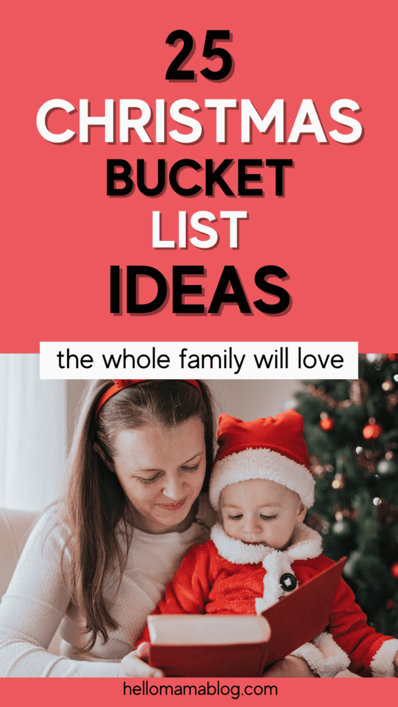 family christmas bucket list