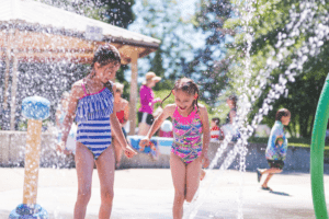 splash pad birthday party