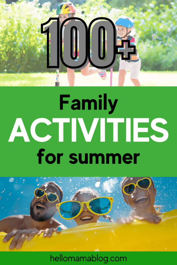 family activities for summer